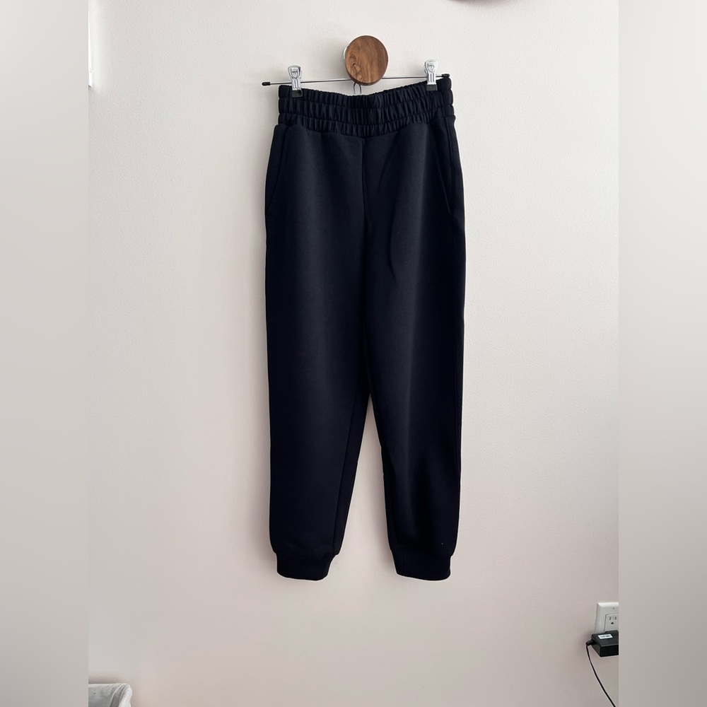 Old Navy High-Waisted Bounce Fleece Jogger Sweatpants Black XS